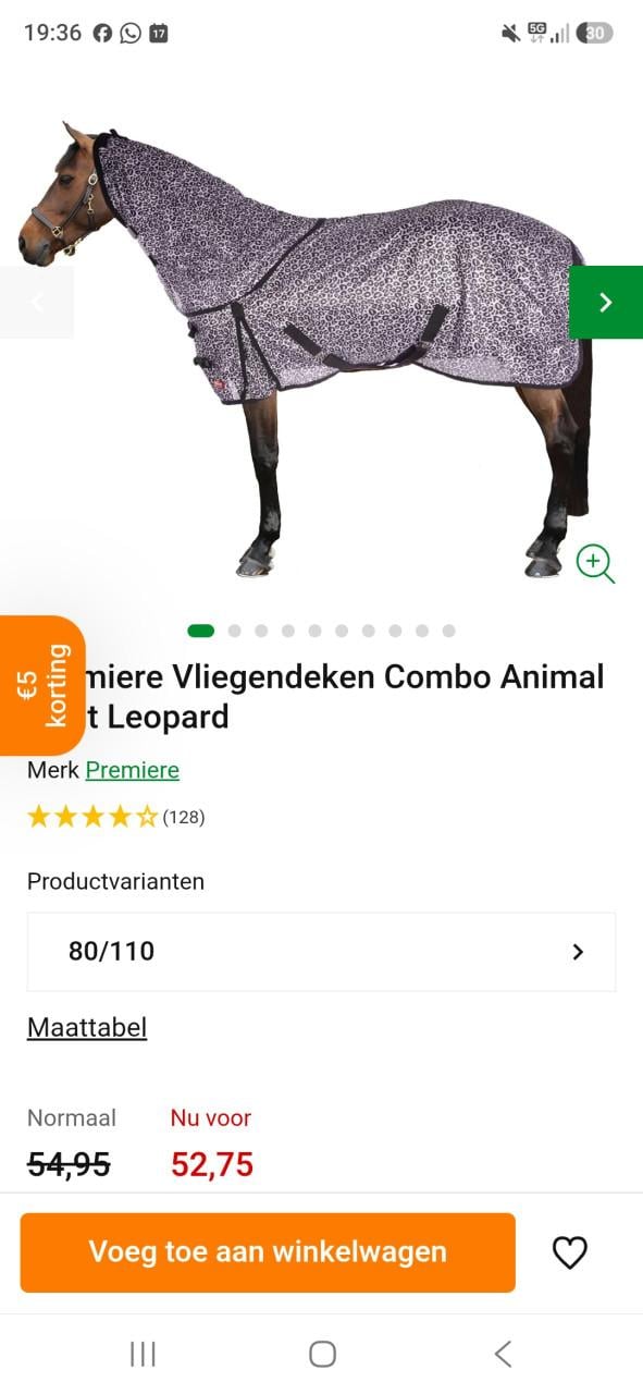 Vliegendeken 110/ 145