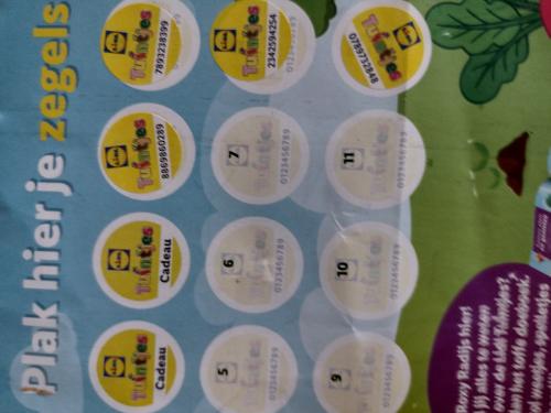 Gratis 4 zegels LIDL
