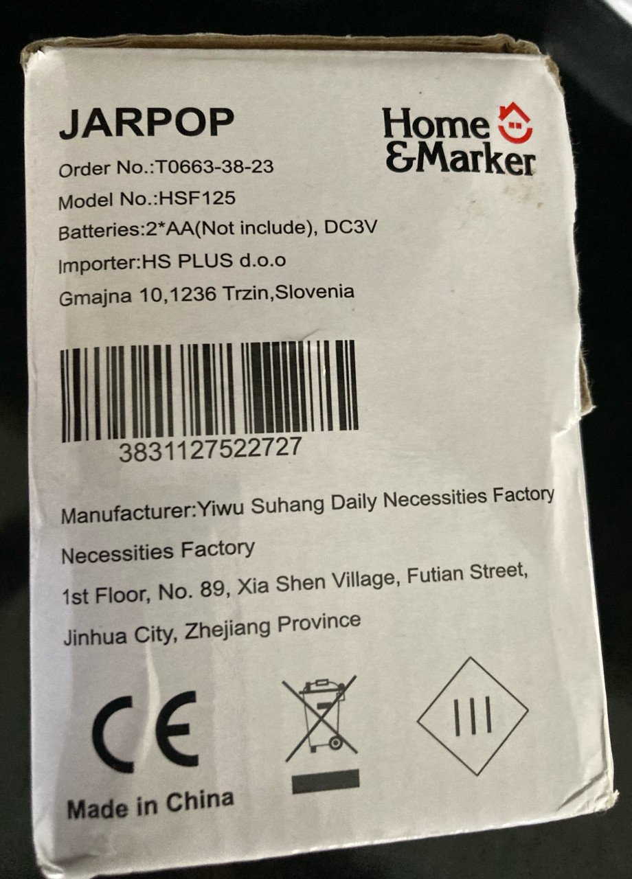 Electrische potopener Jarpop