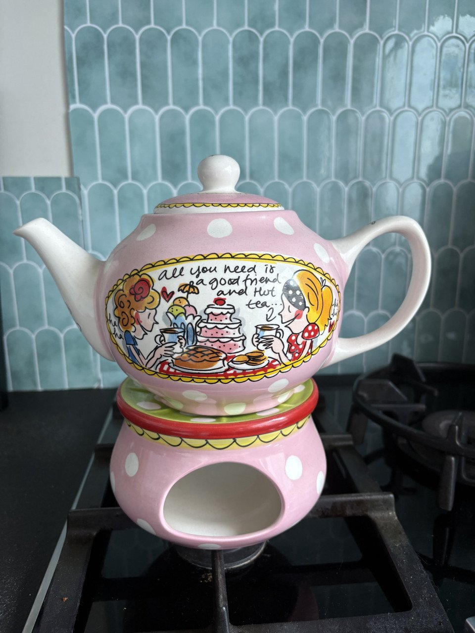Blond theepot