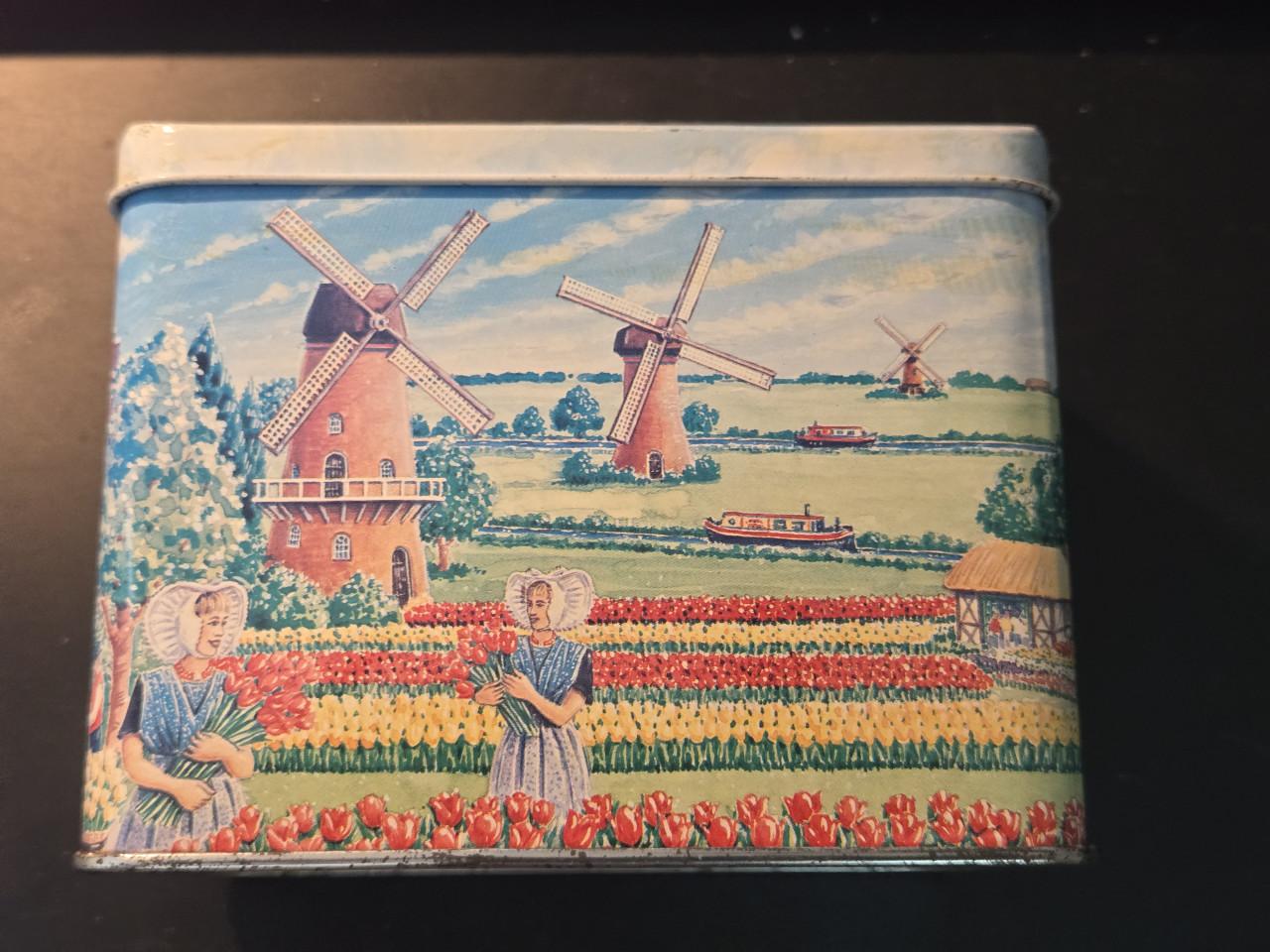 Churchill's Nederland Holland Leeg Blik Churchill Snoepgoed VK 12x7.5x11cm