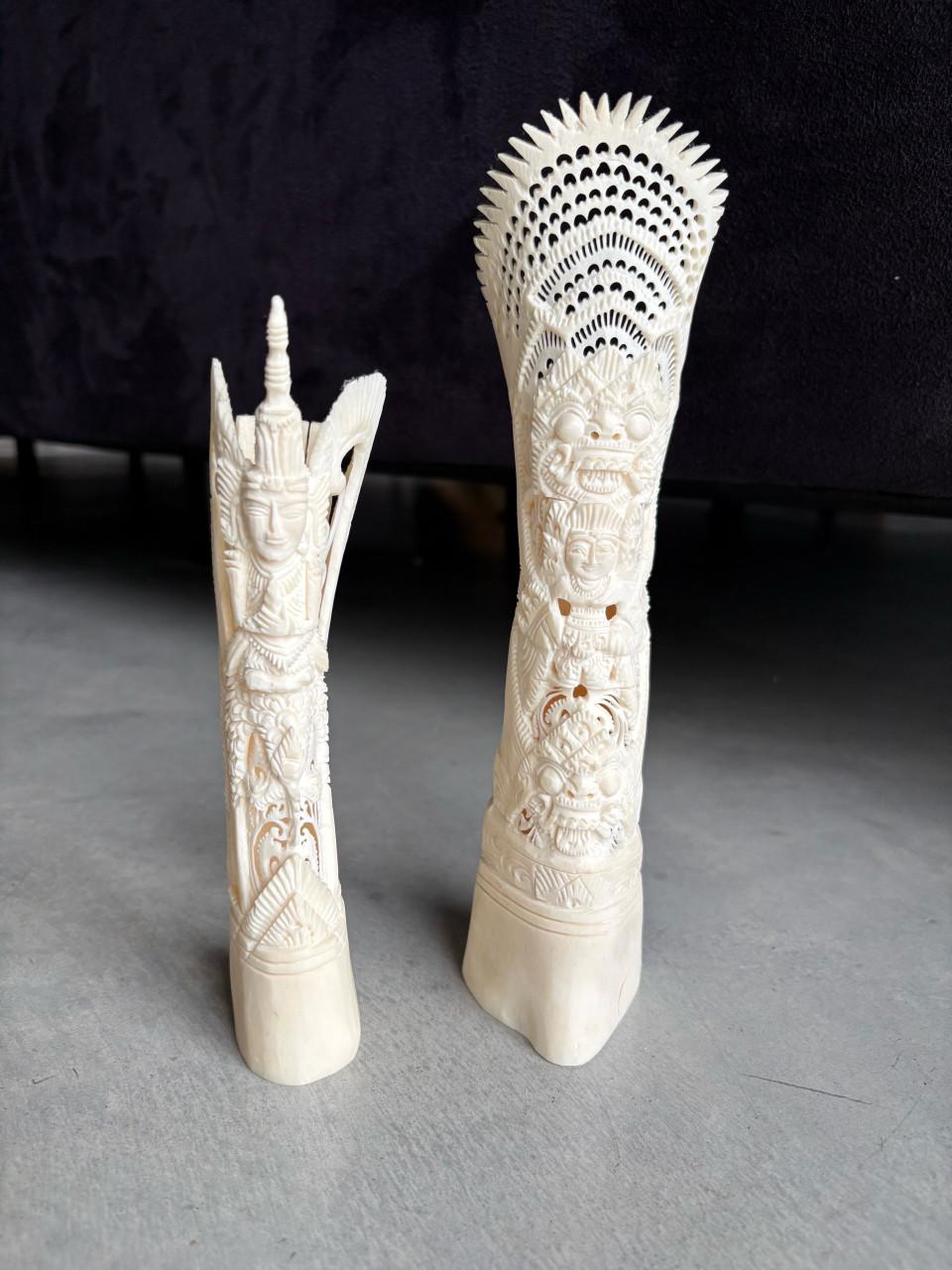 Handgesneden beenderen beeldjes