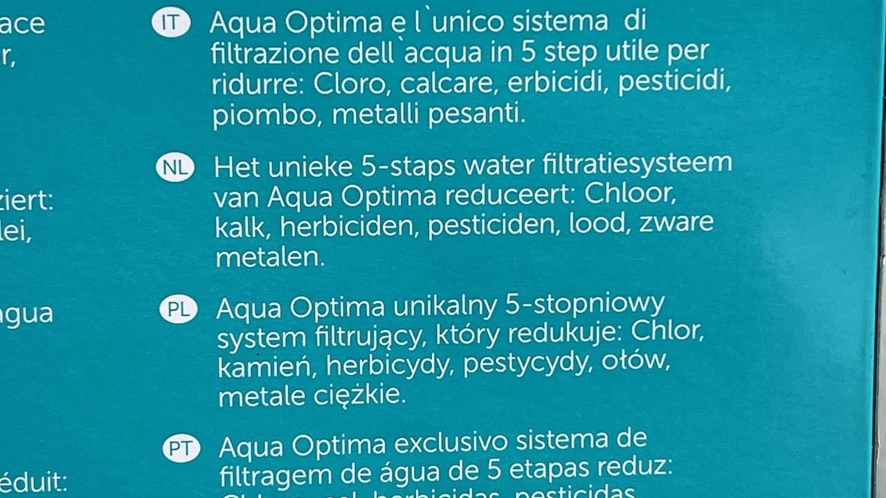 Waterfilter systeem van Aqua Optima
