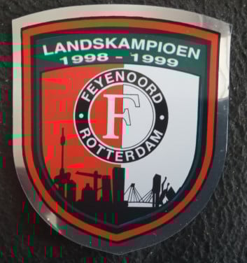 Sticker Feyenoord landskampioen 98 99