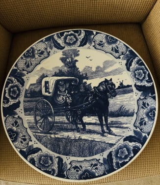 Delfsblauwe items te koop