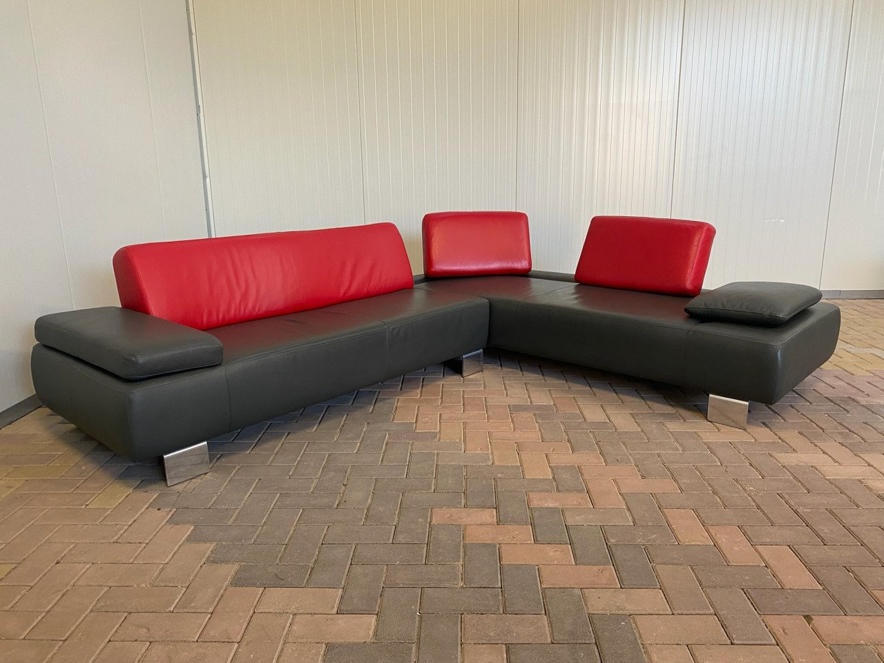 GRATIS LEVERING HEEL NL Design Montel Echt Leer Hoekbank