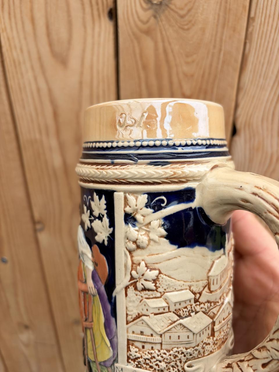 Vintage Duitse bierpul / bierkruik