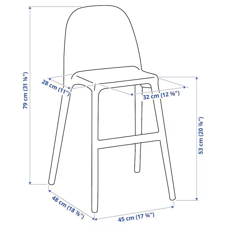 Ikea Urban junior kinderstoel (5 stuks te koop)