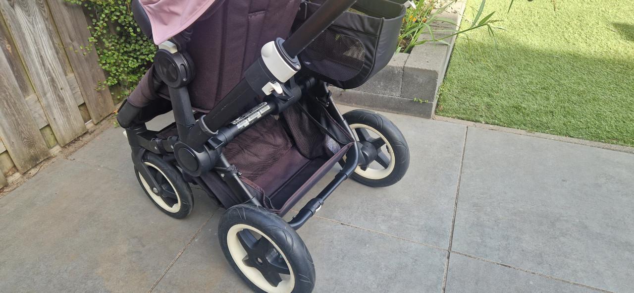 Bugaboo Donkey All Black – duo kinderwagen 💙🩷