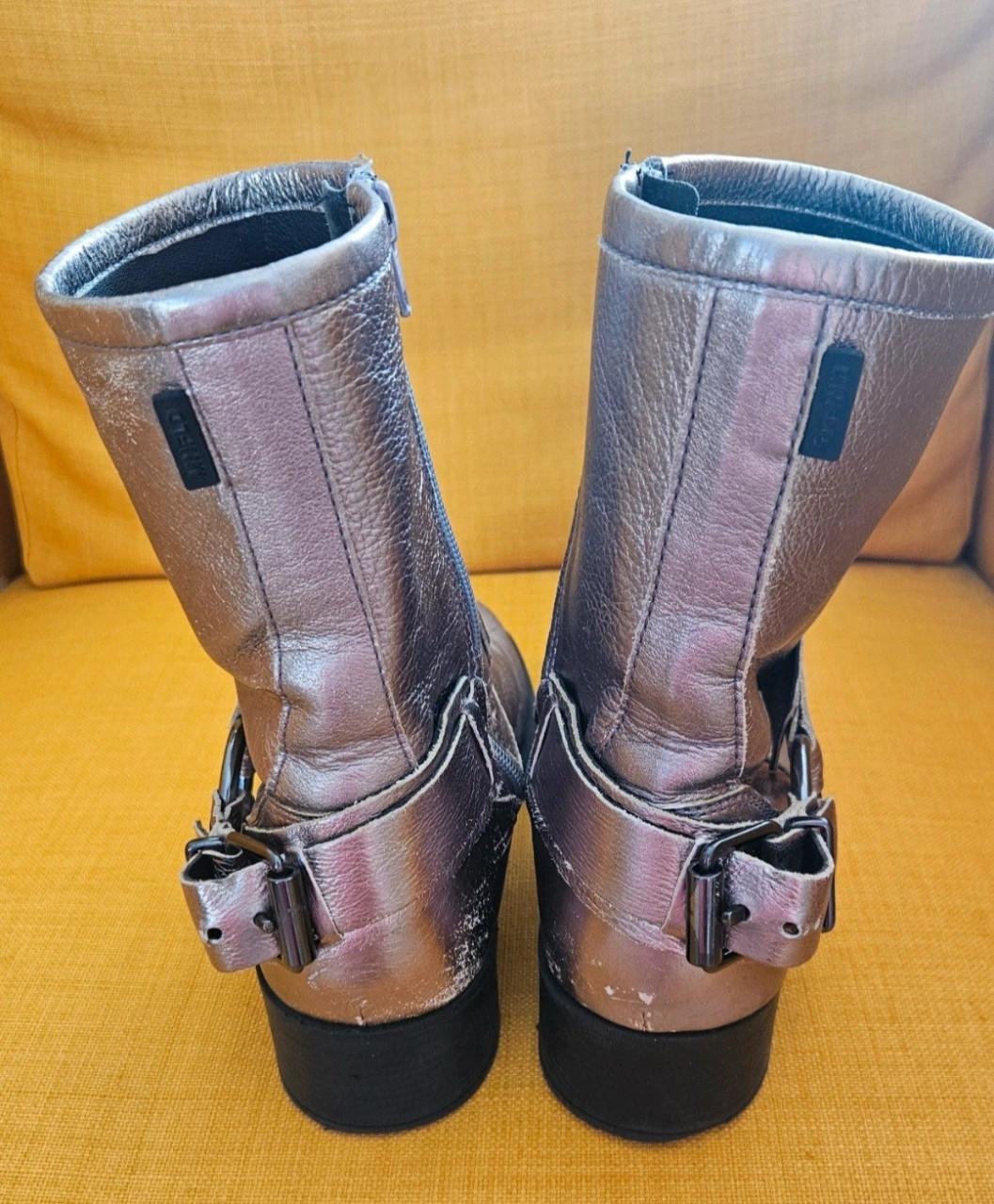 Metallic boots