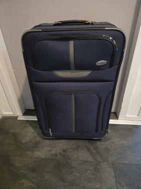 Koffer style traveller 70x43x25 cm Blauw