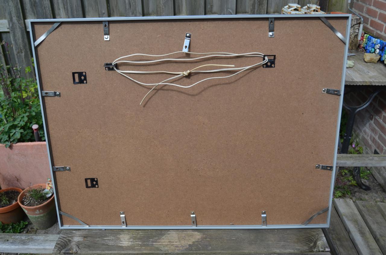 Houtskool 2 bizons in de sneeuw? H. Tummers 1991