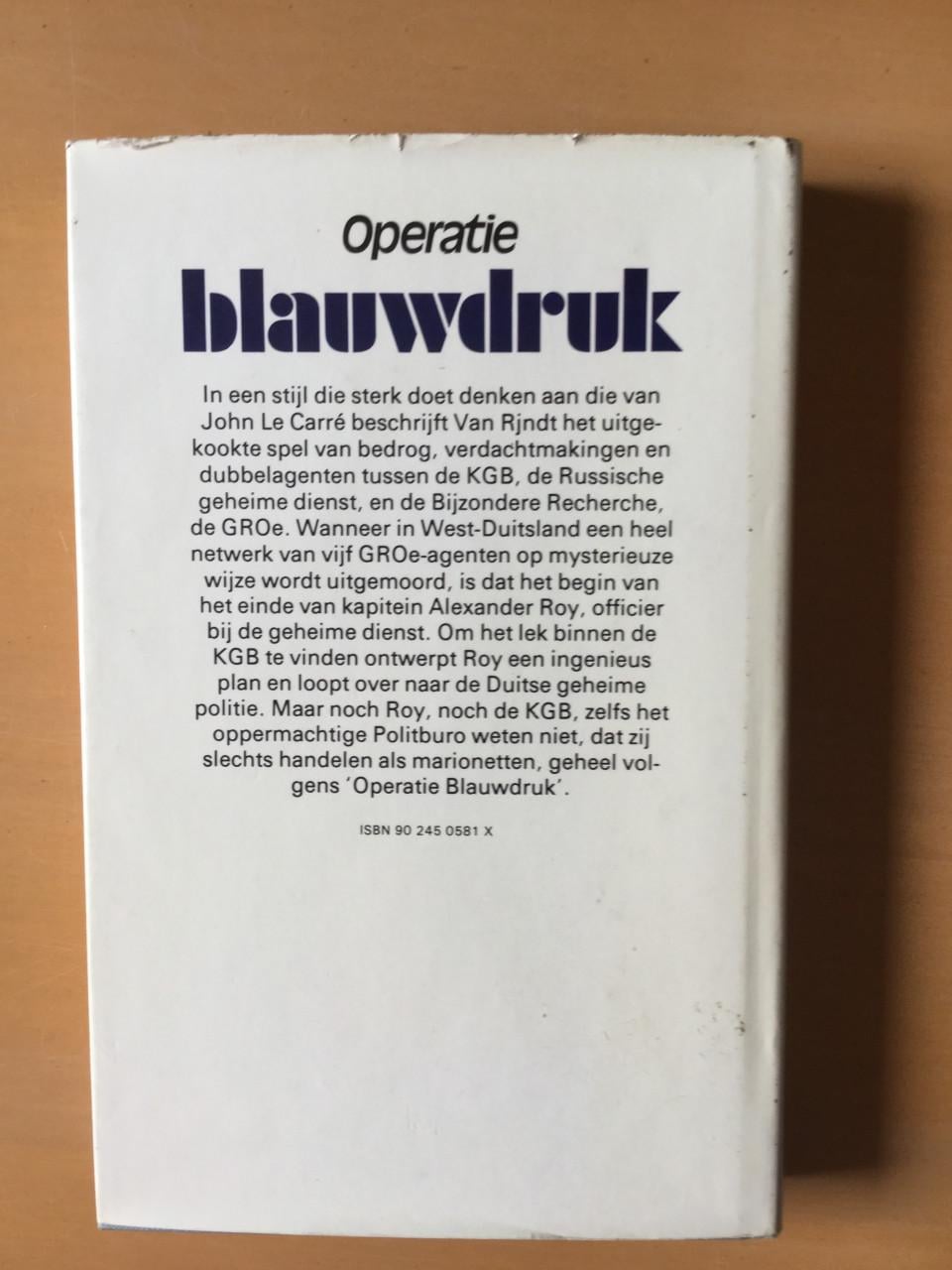 Operatie blauwdruk P Van Rijndt