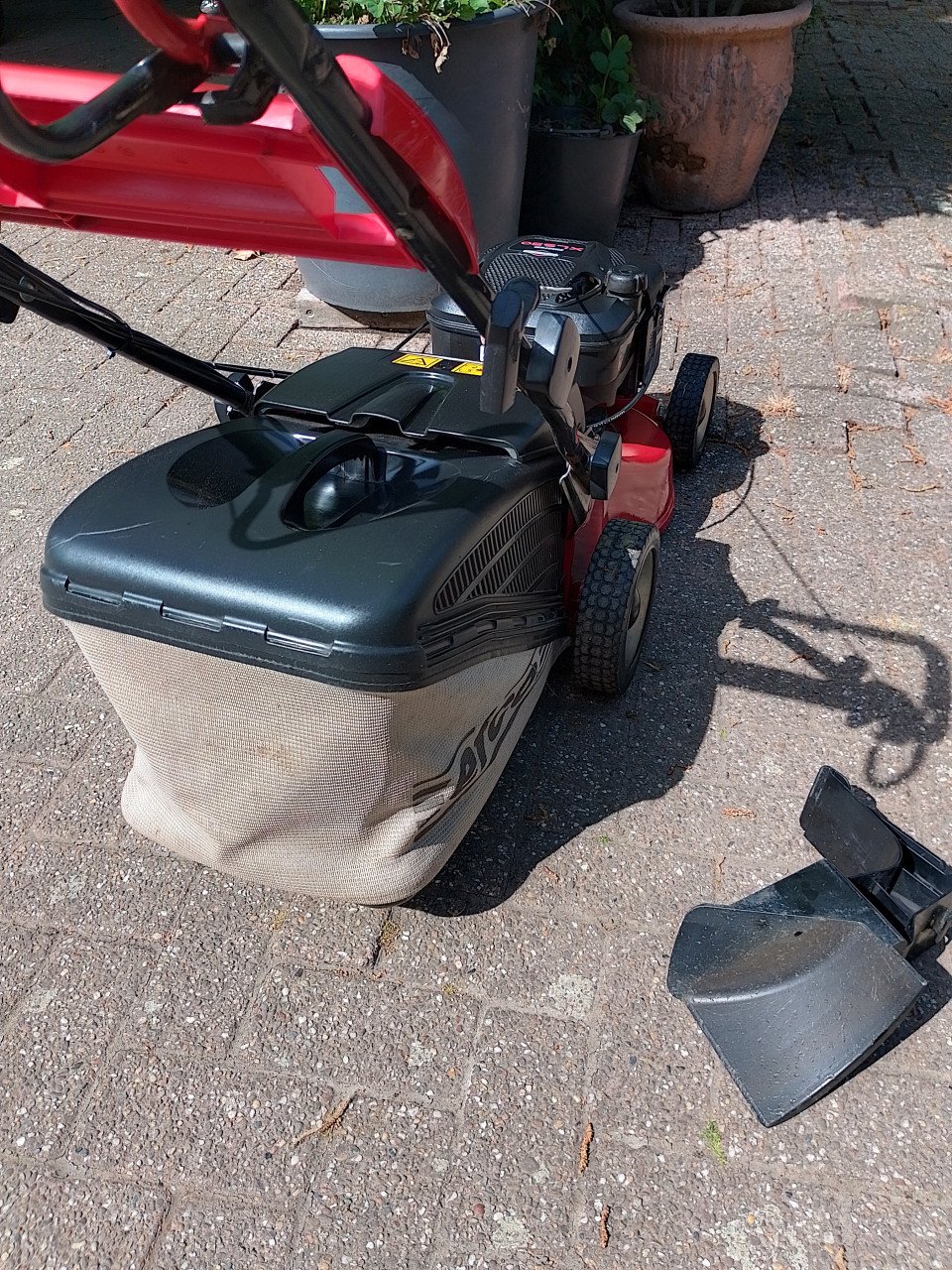Grasmaaier Efco opvang + mulchen