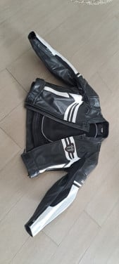 Leren motor broek en jas   dames