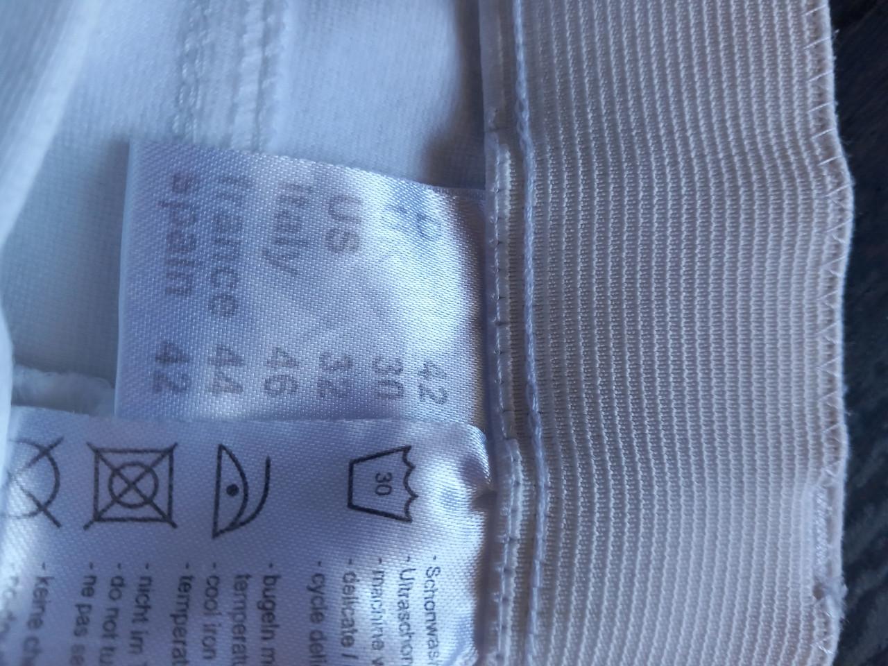 Witte wedstrijdrijbroek