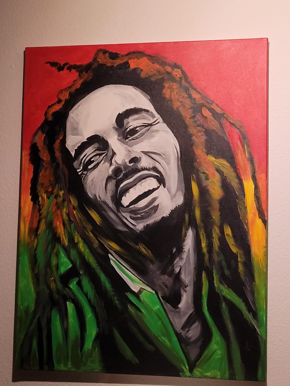 Bob Marley Schilderij