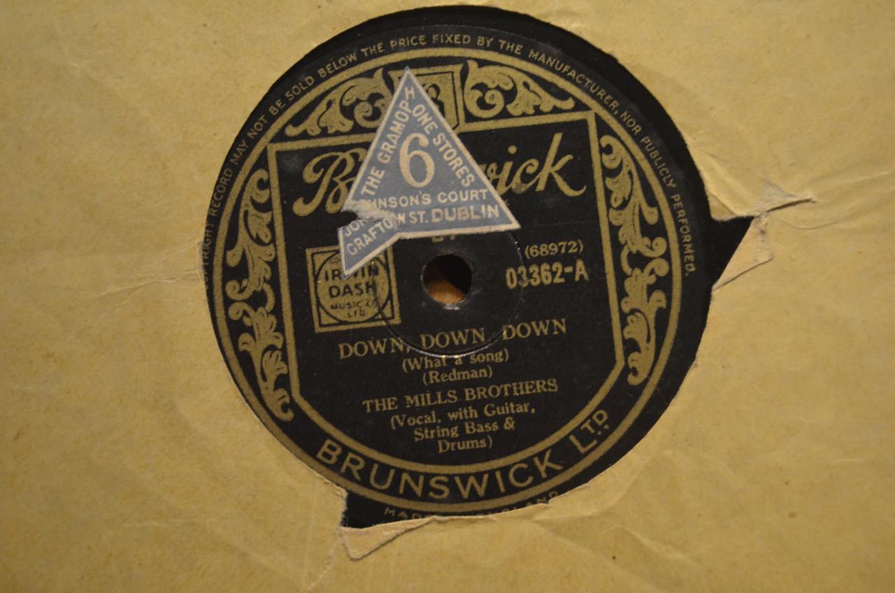 78 rpm Mills Brothers jaren '40 en '50 héél veel stuks. (2)