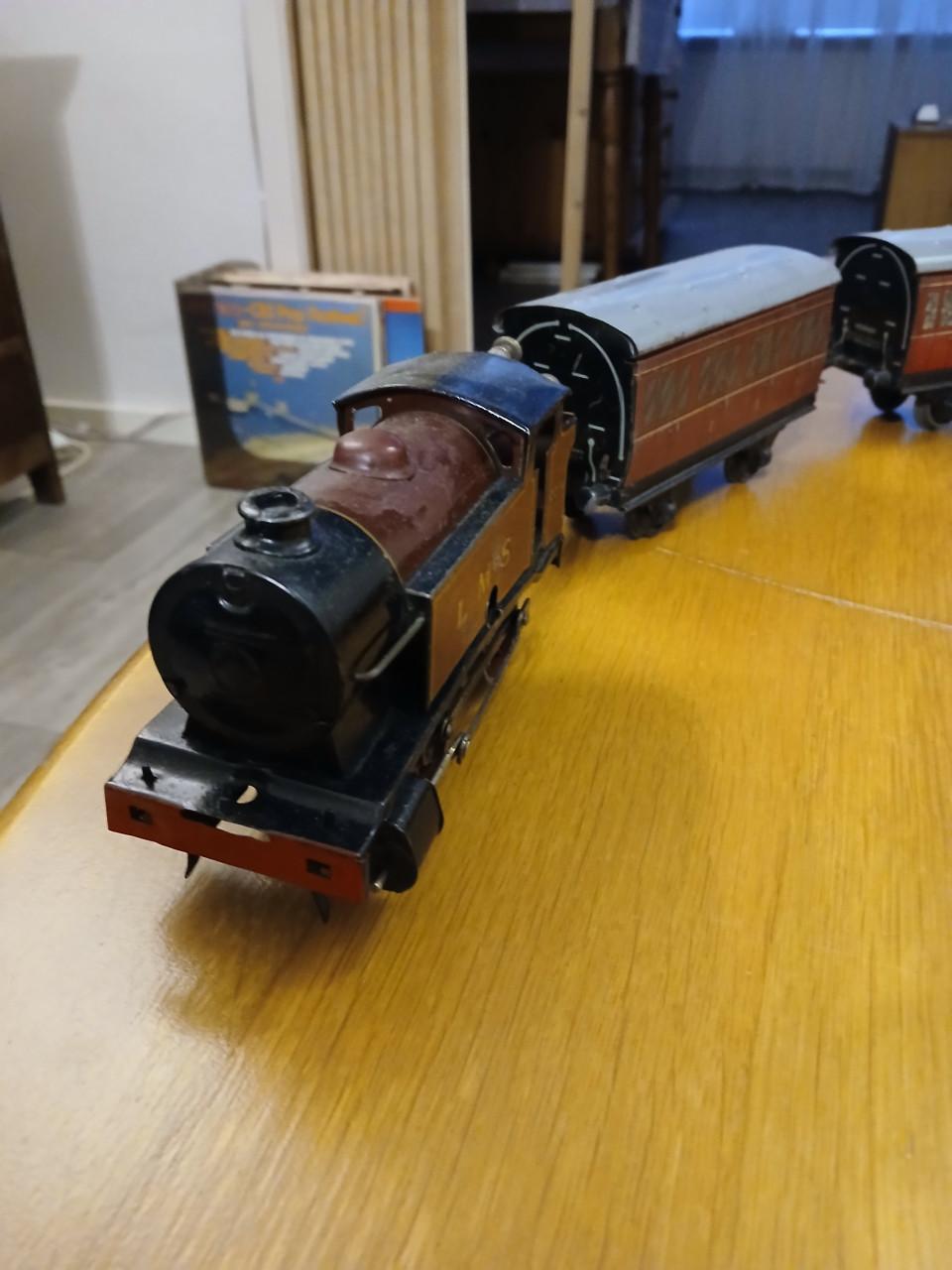 Vintage hornby uurwerktrein