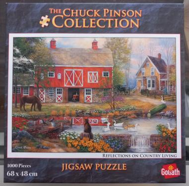 Puzzel Reflections on country living