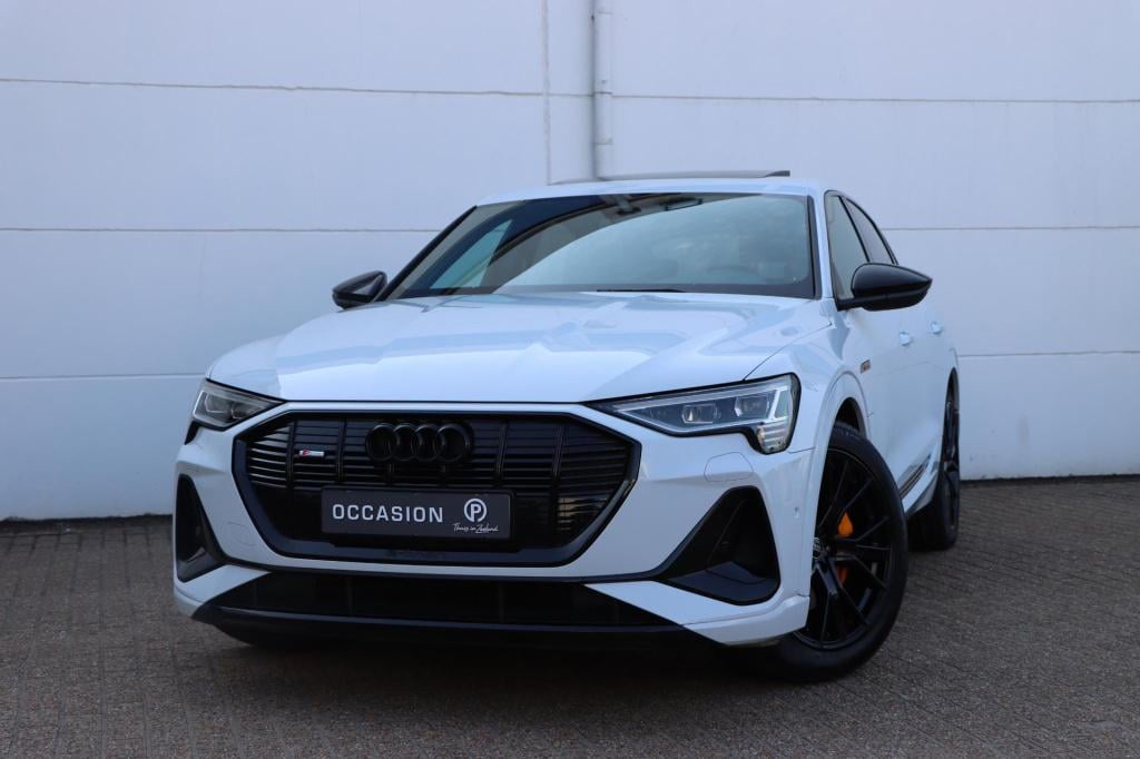 Audi E-tron sportback 55 quattro black edition 95 kwh s-line 408pk