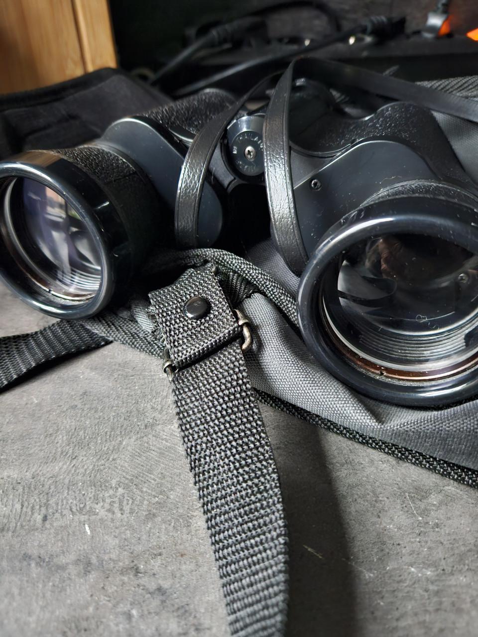 Krachtige vintage Halina Discovery 20x50 Verrekijker met Tas