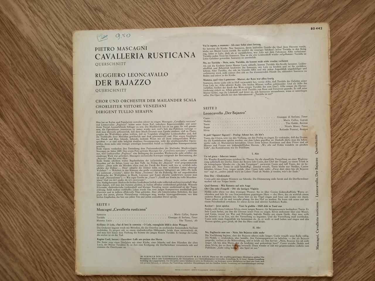 LP´s  2x Maria Callas