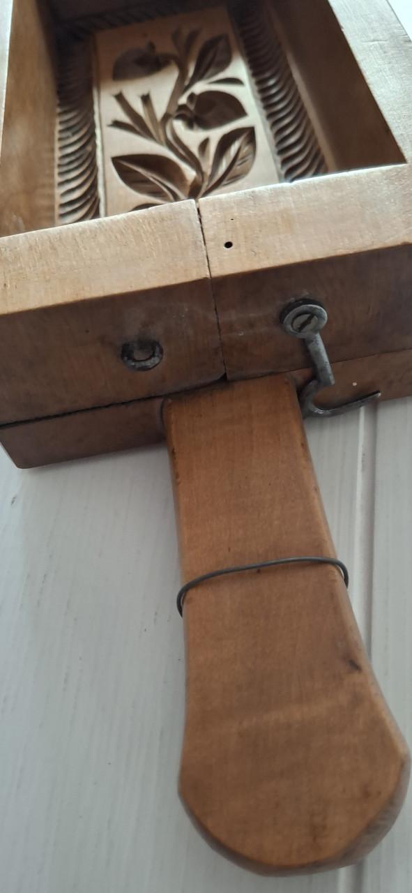 Antiek Houten botervorm