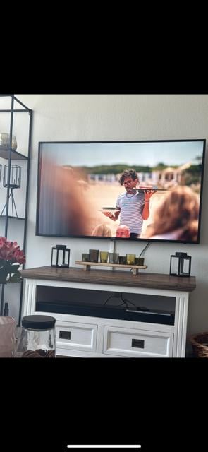 Samsung tv met beugel
