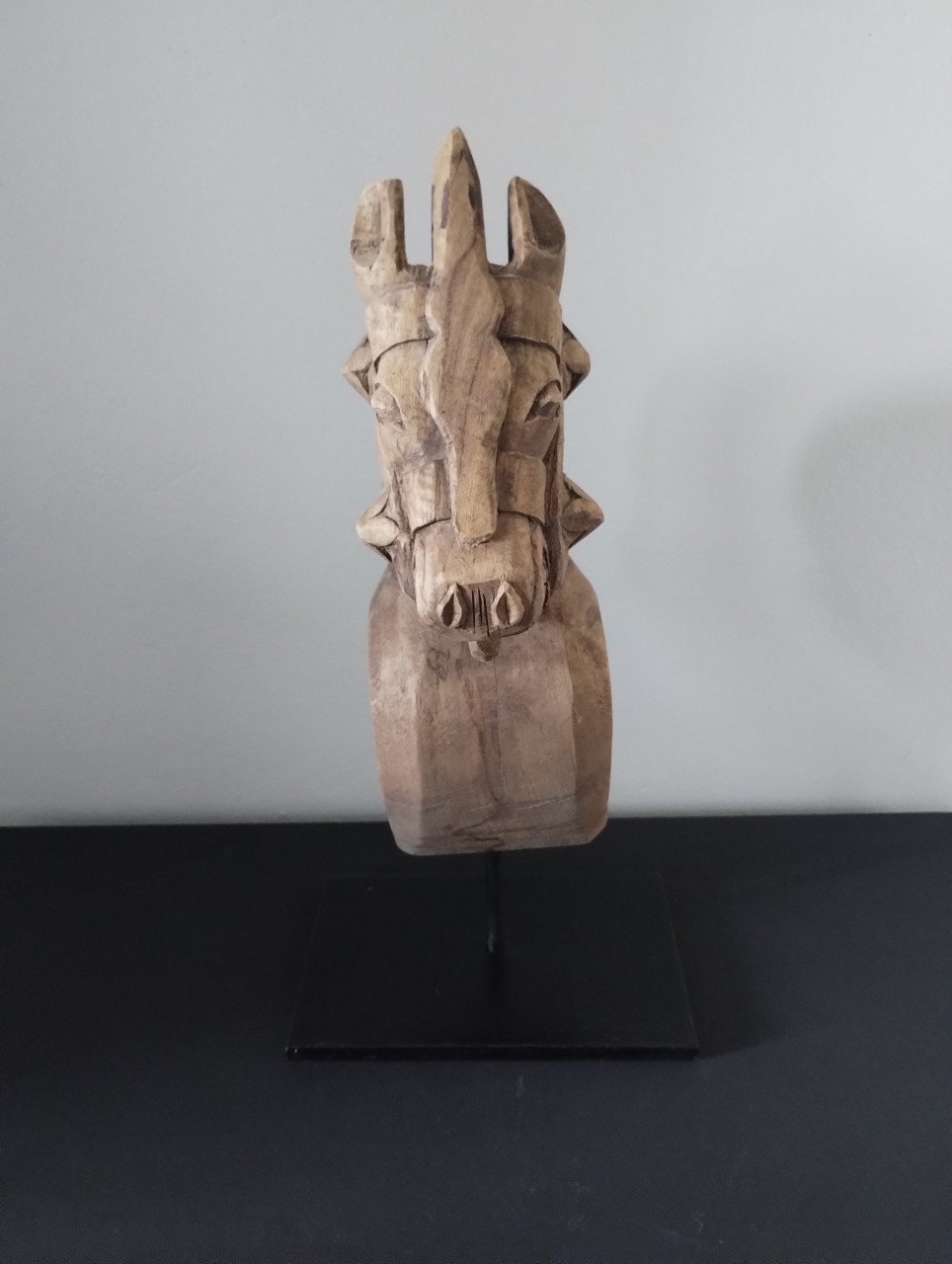 Houten decoratie paard