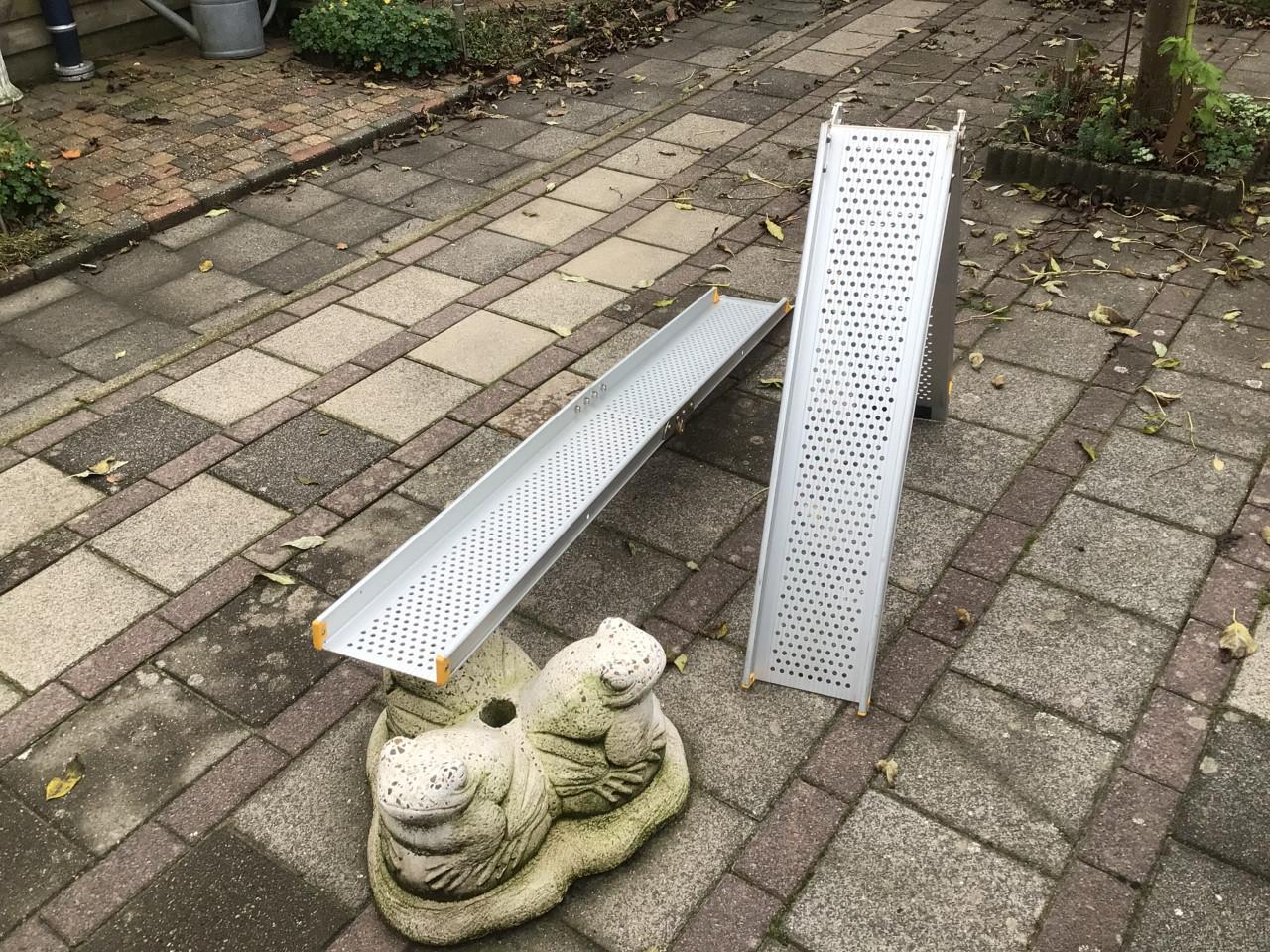 Aluminium oprijplaten opvouwbaar