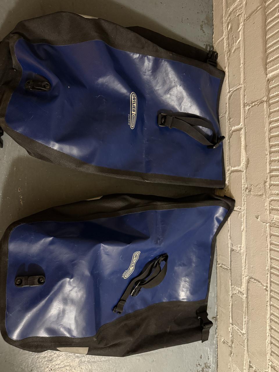 Ortlieb Back-Roller 2 x 20 liter fietstas  blauw zwart