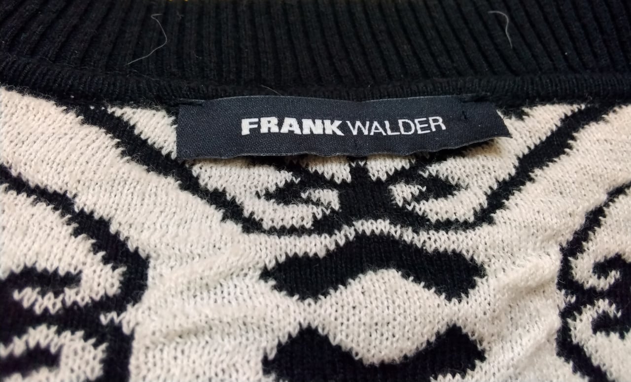 Mooi zwart/wit vestjasje Merk Frank Walder