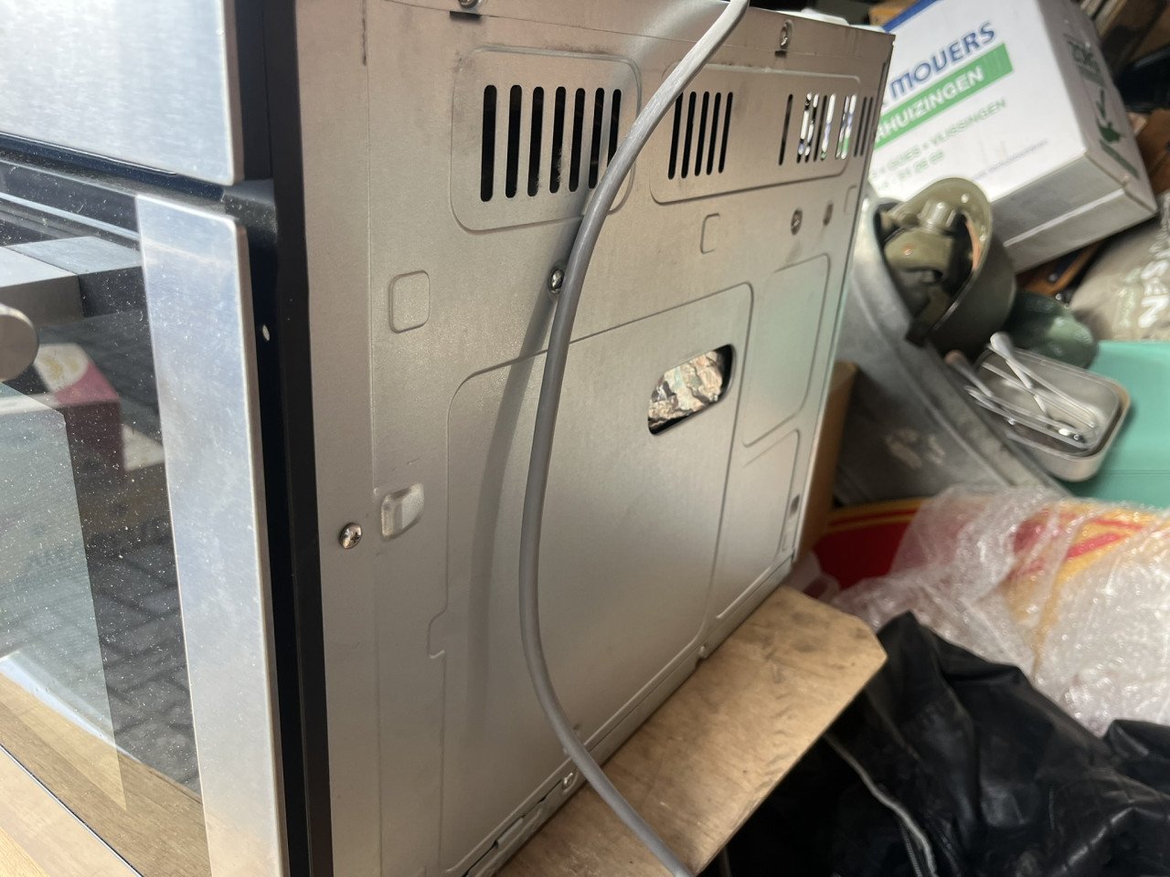 Oven-magnetron Pelgrim MAC696RVS inbouw