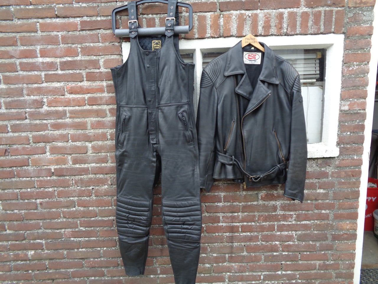 Leren Motorpak