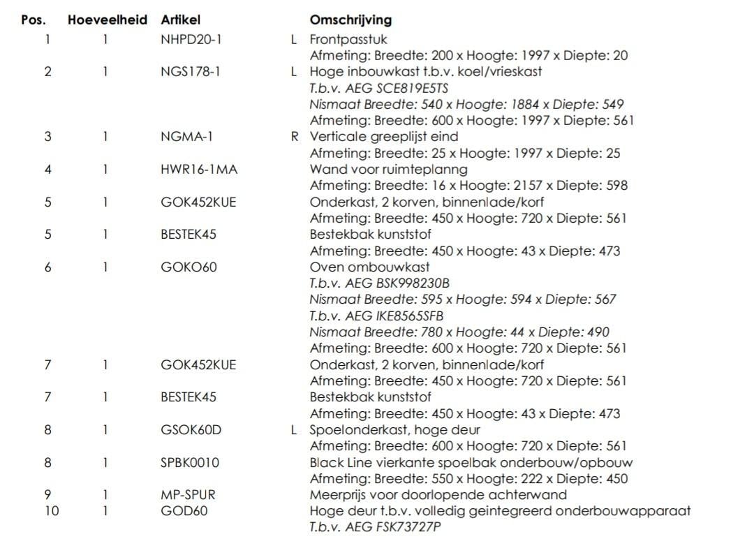Zo Goed Als Nieuw: Keuken - incl. apparatuur