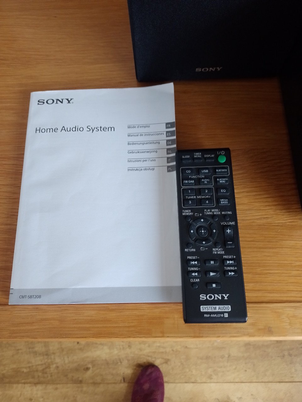 Sony dab+ stereo set
