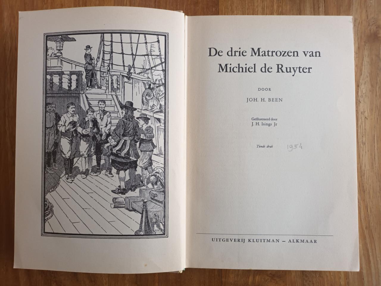 De 3 matrozen van Michiel de Ruijter uit 1954