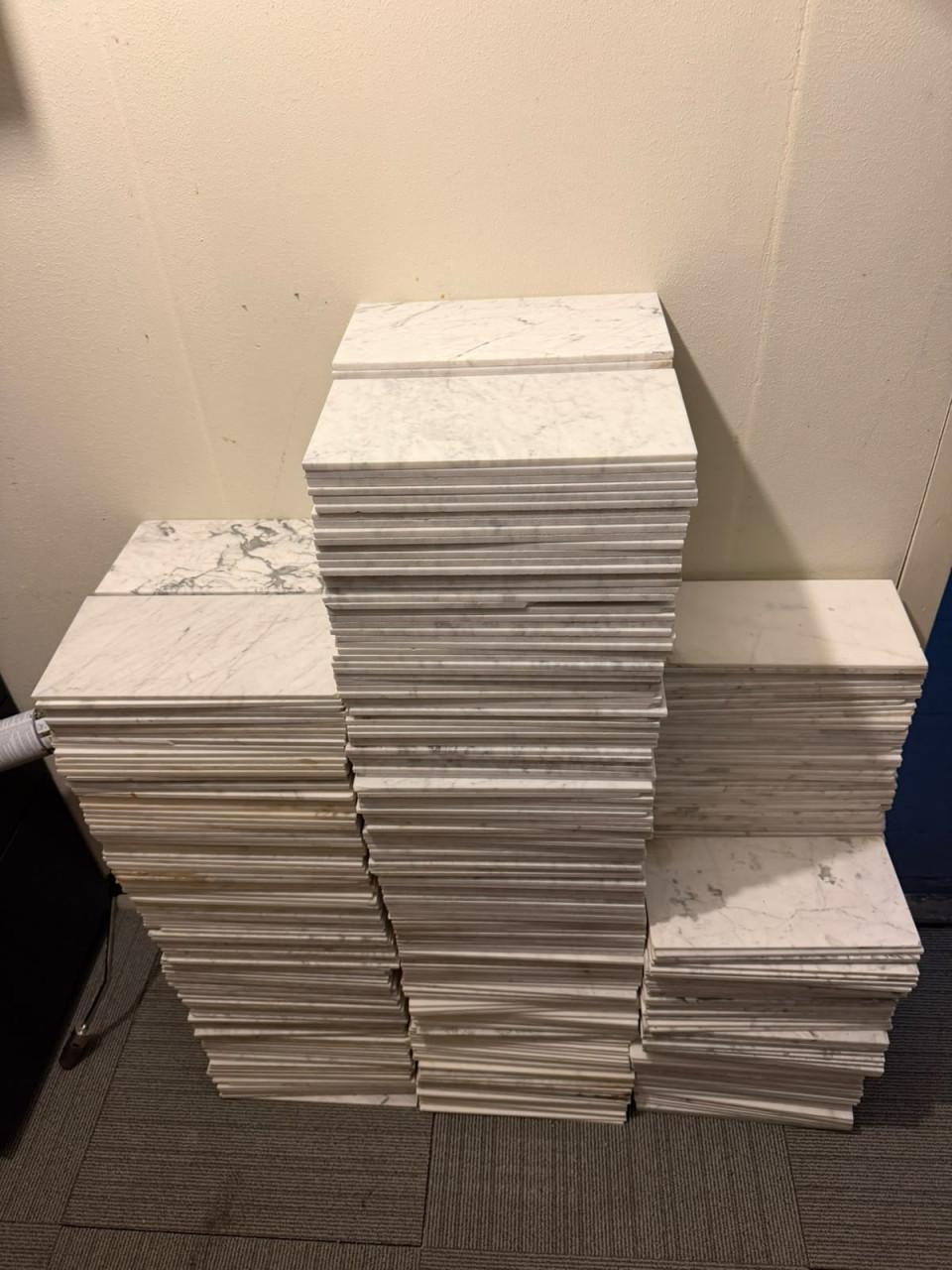 Marmeren wandtegels tegels circa 14m2