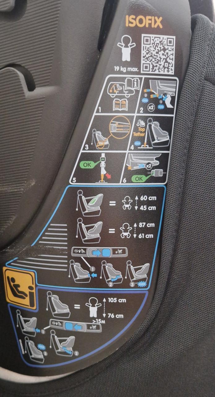 Maxi cosi isofix geboorte tot ongeveer 4 jaar