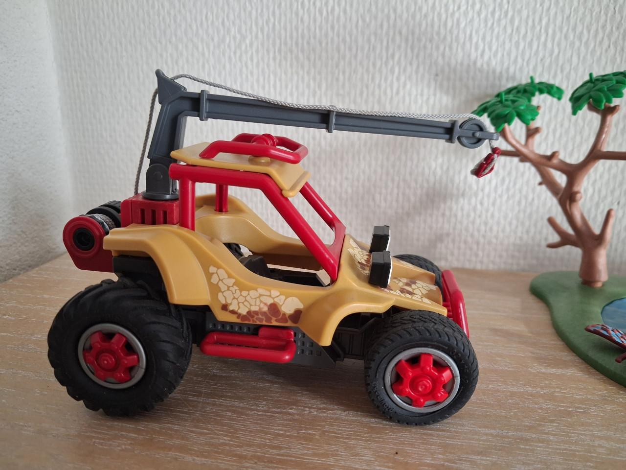 Playmobil explorersvoertuig met stegosaurus setnr 9432