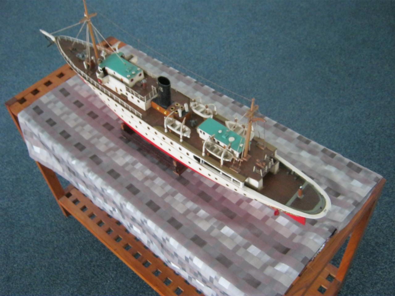 Modelschip DANEBROG.