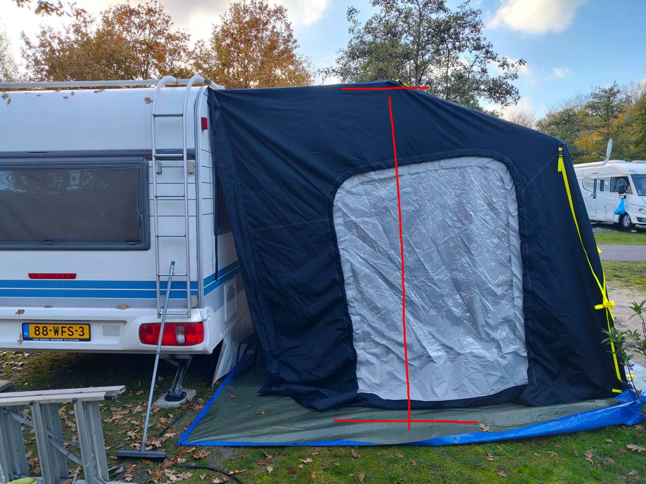 Te koop splinternieuwe vier seizoenen voortent