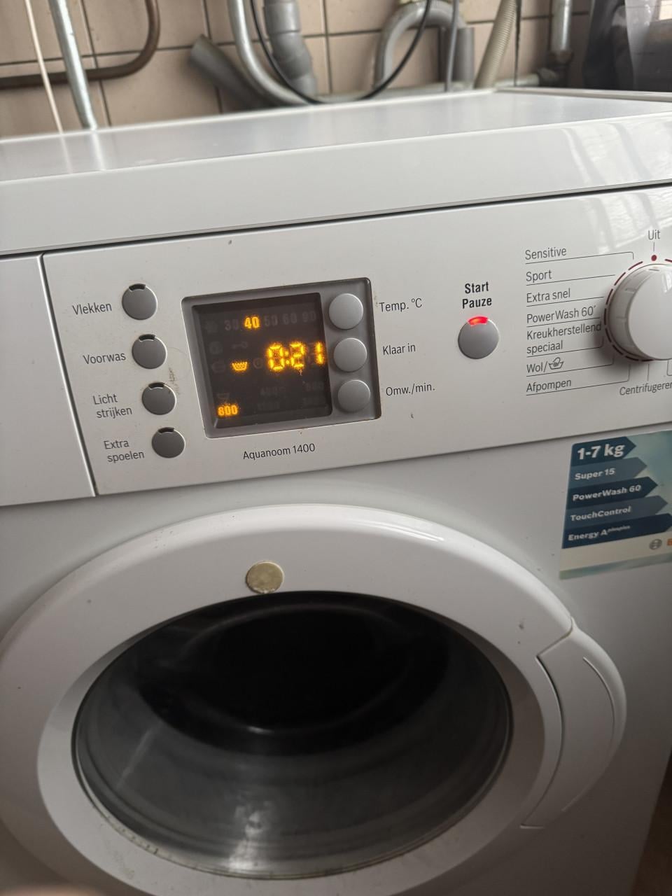 Te koop aangeboden wasmachine Bosch