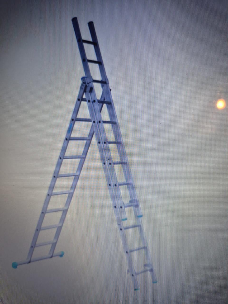 Nieuwe aluminium ladder 3x9