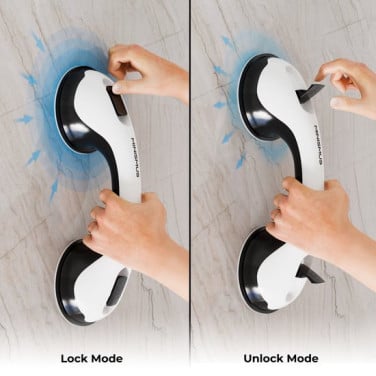 2 stuks minismus douche handgrepen met zuignap badkamer