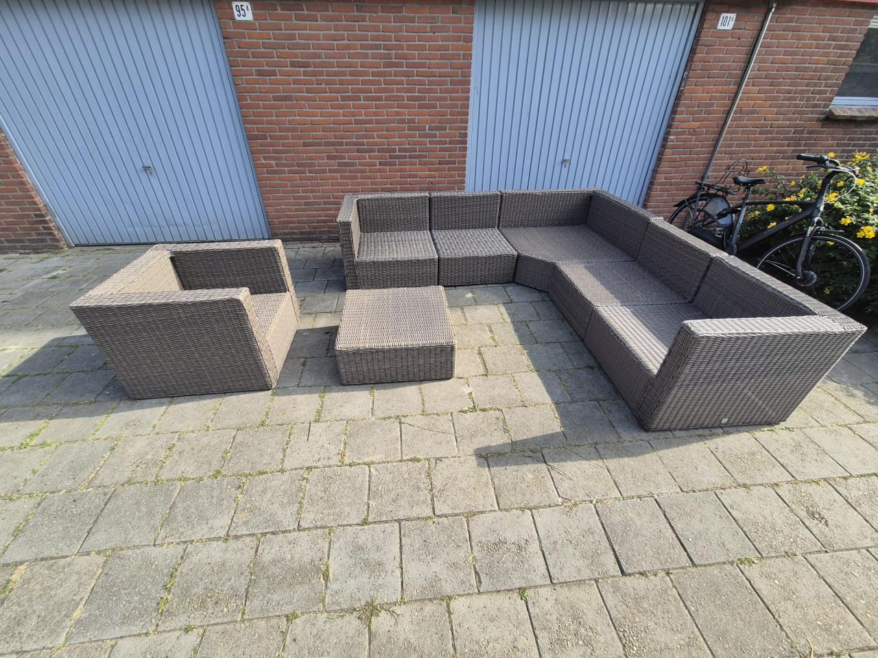 Complete XL Loungeset 270 x 270 cm (Bezorging mogelijk)