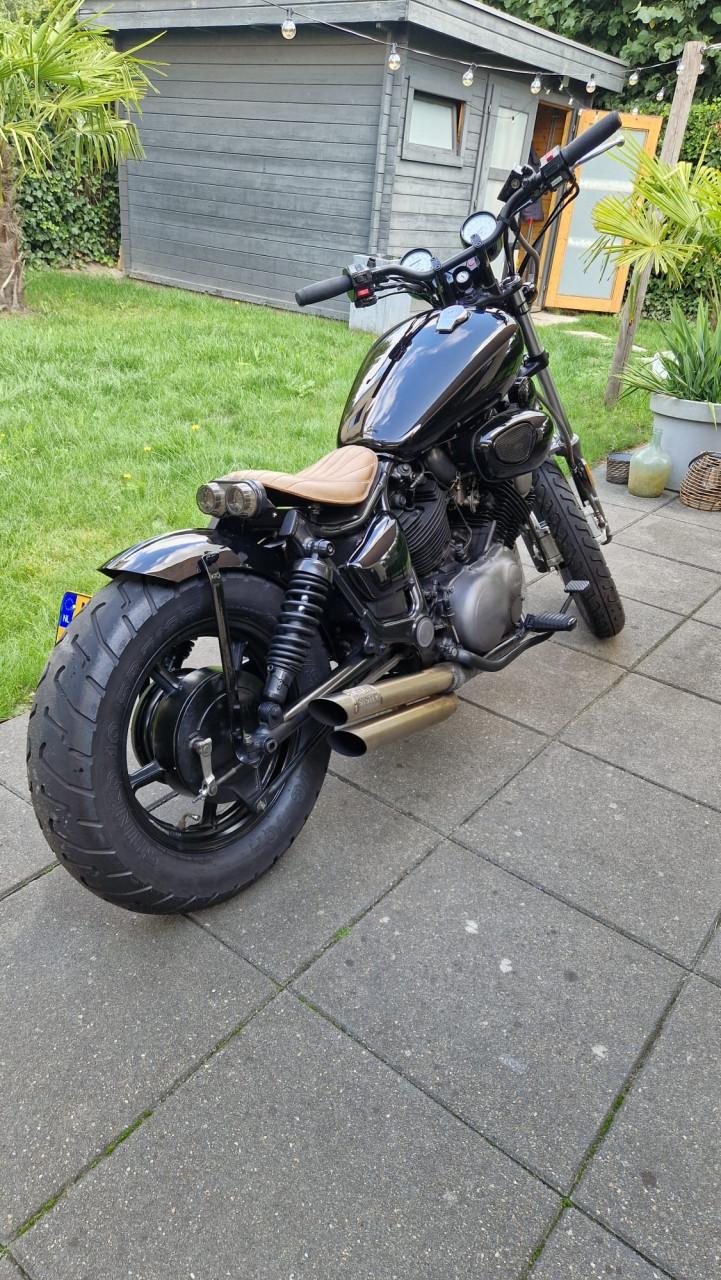 Yamaha Virago XV 750 bobber/ cafe racer - Uniek Geluid!