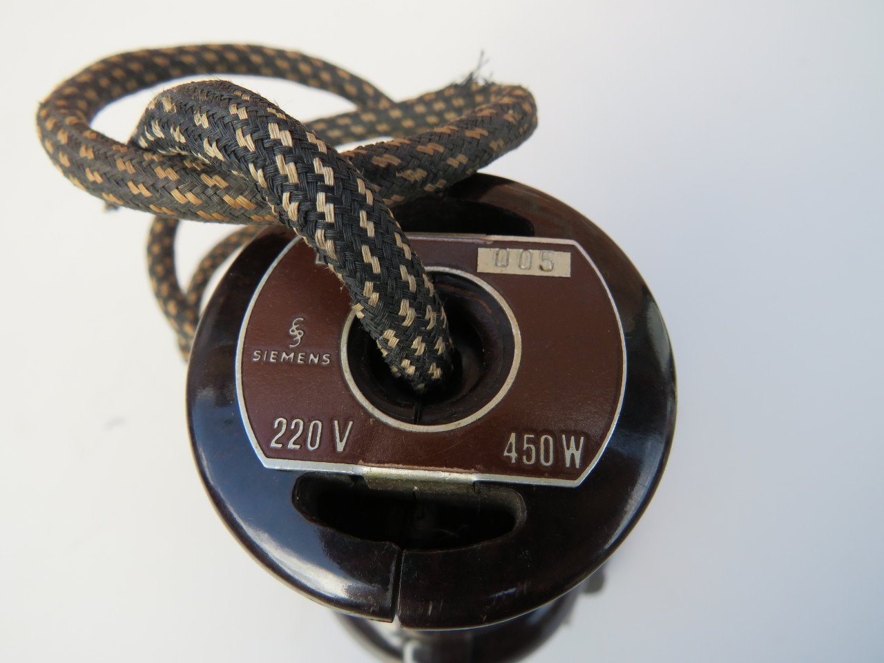 Vintage haardroger/ föhn EDI van Siemens, bakeliet