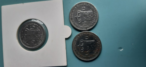 Halve guldens wilhelmina zilver